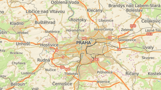 Ulice Mod�ansk� (orienta�n� m�sto nehody)