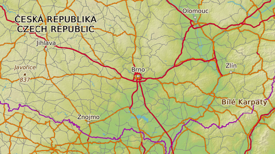 Mapa samosb�r� merun�k v Jihomoravsk�m kraji 2026