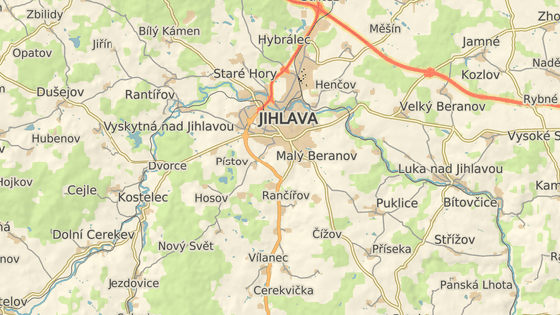 Nehoda se stala na silnici I/38 mezi obcemi Vílanec a Čížov na Jihlavsku.