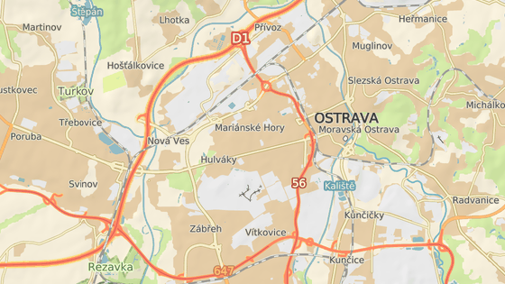 Značky ukazují místa největších letošních oprav silnic v Ostravě.