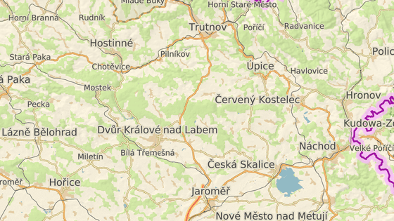 Nov&yacute; Rokytn&iacute;k na I/37 mezi Trutnovem a Jaroměř&iacute;