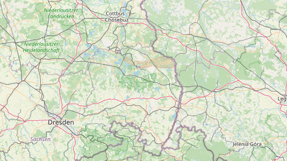 Vesnice Friedersdorf nedaleko města Lohsa Vesnice Friedersdorf nedaleko města Lohsa