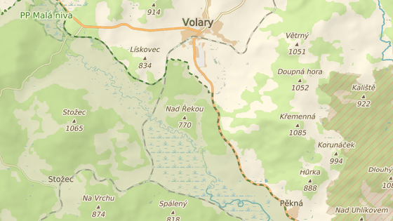 Tepl Vltava v seku mezi Soumarskm mostem a Pknou protk i Mrtvm luhem, co je I. zna nrodnho parku umava.