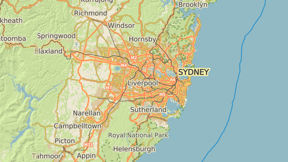 Oblast Berala na zpadnm pedmst Sydney v Novm jinm Walesu.