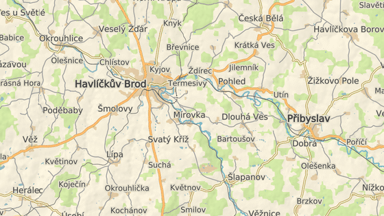 Tlo eny bylo nalezeno u silnice mezi Havlkovm Brodem a Bartouovem.