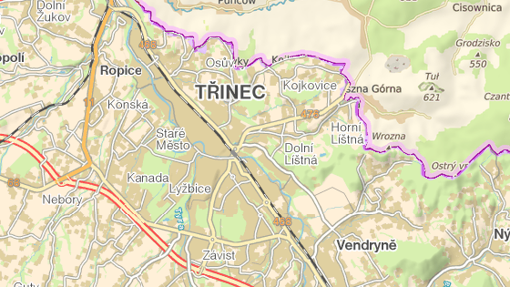 D�ev�nky na Borku stoj� v sousedstv� T�ineck�ch �elez�ren.