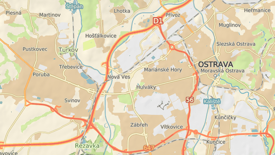 Nalezit le v lokalit Hladov vrch na okraji Ostravy, v katastru obvodu Holkovice.