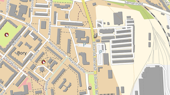 Heyrovskho ulice v Plzni