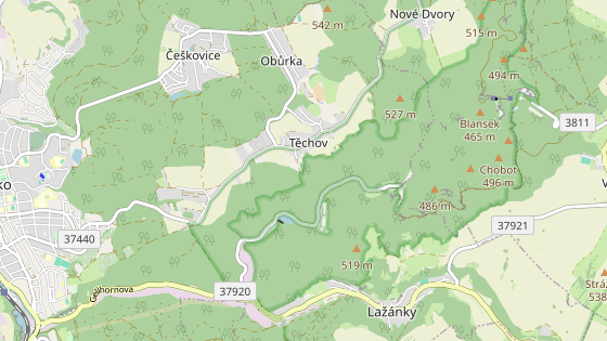 M�sto, kde se nach�z� Punkevn� jeskyn�.