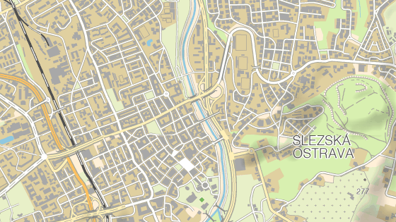 Speciální srovnávací fotografie místa v centru Ostravy u Sýkorova mostu (modrá značka) byla odcizena na Prokešově náměstí před radnicí (červená značka). Speciální srovnávací fotografie místa v centru Ostravy u Sýkorova mostu (modrá značka) byla odcizena na Prokešově náměstí před radnicí (červená značka).