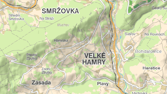 Řidič havaroval v Hamrskách. Řidič havaroval v Hamrskách.