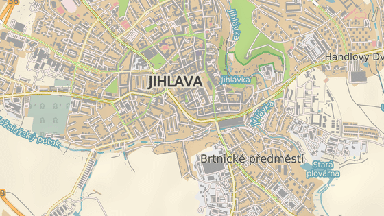 Lokalita se nachází v ulici U Větrníku za areálem Jihlavanu, jen kousek od centra města.