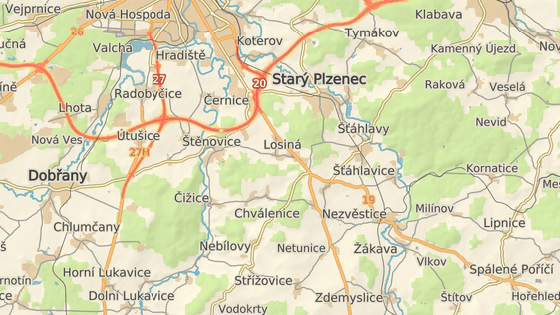 U obce Losiná neznámý lupič přepadl pumpu U obce Losiná neznámý lupič přepadl pumpu