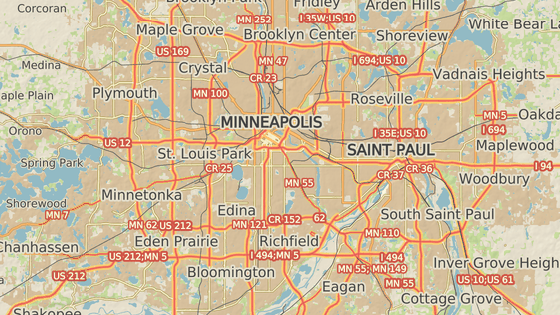 Nicollet Avenue, kde se odehr�lo zabit� Alexe Prettiho