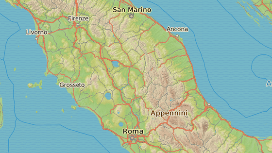 Nejblíže otřesům bylo město Norcia v provincii Perugia.