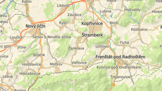 Nehoda se stala mezi tramberkem a enklavou na Novojinsku.