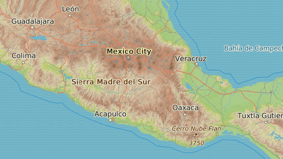 Epicentrum zemětřesení se nacházelo ve státě Puebla nedaleko města Atencingo.