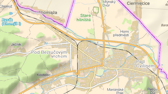 Ekologicky cenn&aacute; lokalita Kab&aacute;tův kopec stoj&iacute; u Krnova.