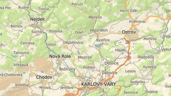 Hasisk cisterna havarovala u Dpoltovic na Karlovarsku.
