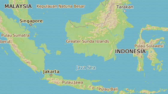 erven znaka ukazuje Jakartu, stvajc hlavn msto. Modr pak Vchodn Kalimantan na ostrov Borneo.
