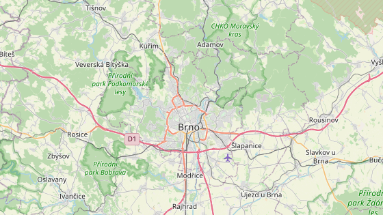 Umístění nového nákupního centra Kaskády Ivanovice na severu Brna. Umístění nového nákupního centra Kaskády Ivanovice na severu Brna.