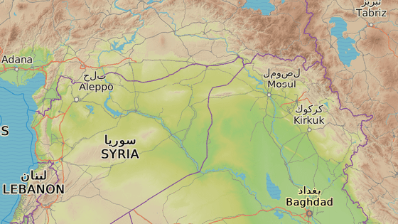 esk rozbuky se naly v irckm Kirkku a syrskm Kobani (erven znaky). Modr symbol zna oblast zvanou Avdok nedaleko Kobani, kde Kurdov zabavili teroristm eskou munici.