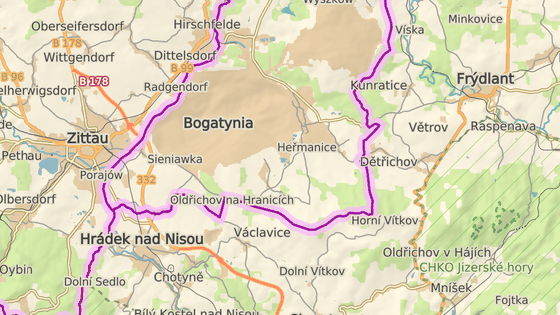 Polský důl Turów leží blízko české i německé hranice.
