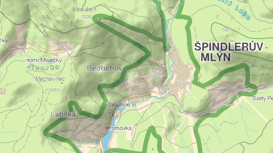 Parkovac plochy ve pindlerov Mln