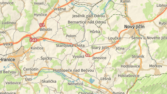 Tragická nehoda se stala na silnici I/48 mezi Novým Jičínem a Hranicemi.