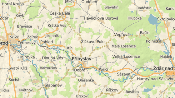 Zpomalovací semafor bude umístěn na silnici I/19 na východním okraji Přibyslavi i v její místní části Keřkov. Zpomalovací semafor bude umístěn na silnici I/19 na východním okraji Přibyslavi i v její místní části Keřkov.