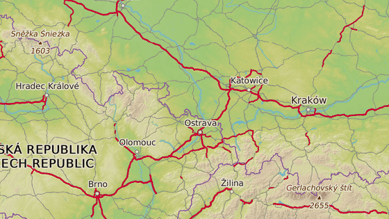 Jastrz�bska Sp�ka W�glowa s�dl� kousek od �esk�ch hranic.