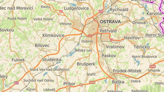 Ostravsk� leti�t� le�� v�t�inov� na katastru obce Mo�nov na Novoji��nsku.