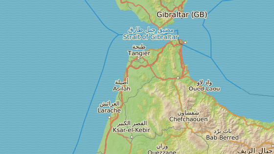 Poben msto Larache v Maroku