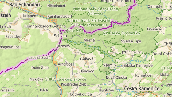 Strom rostl u České silnice, která vede od Vysoké Lípy k bývalým Zadním Jetřichovicím na hranicích se Saskem. Strom rostl u České silnice, která vede od Vysoké Lípy k bývalým Zadním Jetřichovicím na hranicích se Saskem.