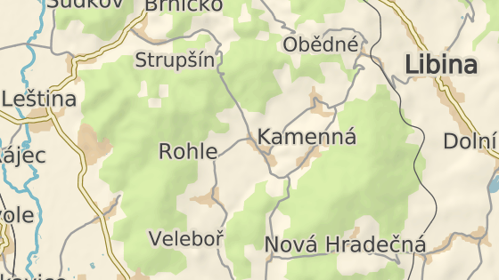 Řidič srazil ženu v obci Rohle na Šumpersku. Řidič srazil ženu v obci Rohle na Šumpersku.