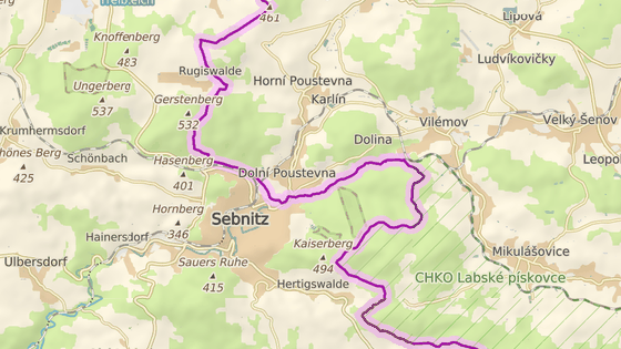 Dolní Poustevna - Sebnitz