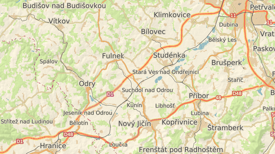 Incident se stal na D1 na Novojinsku nedaleko Ostravy ve smru na Brno