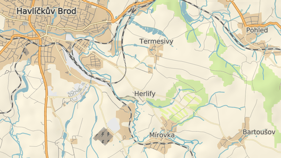 Farm d o zmnu zemnho plnu na cel pozemek mezi Termesivy a Herlify prakticky od elezninho tunelu, vedle nj povede jihovchodn obchvat, a k lesu ve smru na Bartouov.