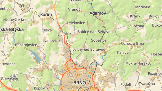 Útěchov leží na mapě od Brna relativně daleko, je však stále jeho částí.