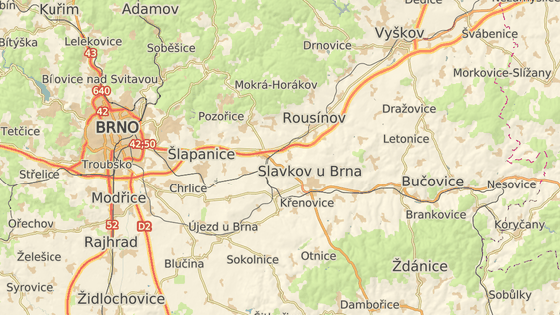 Na silnici I/50 mezi Slavkovem u Brna a Holubicemi zemřel při předjíždění motorkář. Na silnici I/50 mezi Slavkovem u Brna a Holubicemi zemřel při předjíždění motorkář.