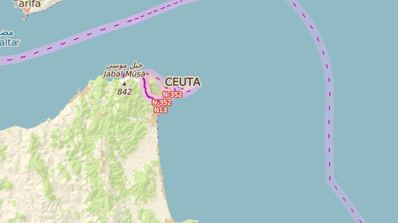 Španělská enkláva Ceuta Španělská enkláva Ceuta