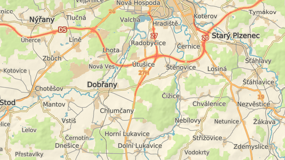 nehoda se stala na silnici I/27 u obce Dobřany nehoda se stala na silnici I/27 u obce Dobřany