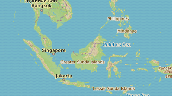 Ostrov Lombok v Indonsii
