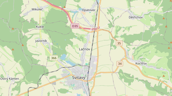 Mapa ukazuje, kde by mohla vzniknout nov� d�lni�n� odpo��vka.