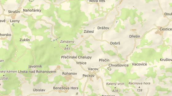 Nehoda se stala mezi obcemi Vrbice a Zálesí.