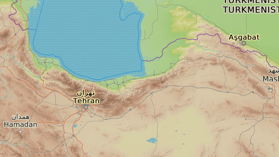 Dl se nachz severovchodn od Tehernu