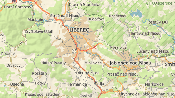 Sportovn arel Vesec se nachz v okrajov tvrti Liberce. 