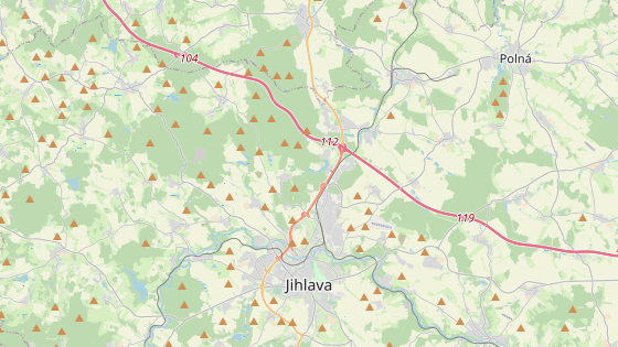 Vrch Šacberk se nachází kousek severně od Jihlavy. Vrch Šacberk se nachází kousek severně od Jihlavy.