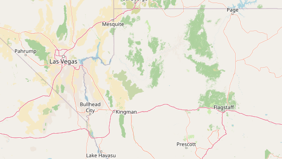 M�sto nehody zna�� tak� p�ibli�nou polohu linie Painted Desert. �erven� bod zna�� Mohavsk� jezero, nad kter�m prol�tal lockheed TWA, modr� �edes�t kilometr� vzd�len� m�sto Needles, nad n�m� let�l DC-7 United.