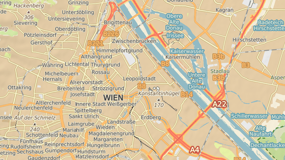 Mapa vánočních trhů 2025 ve Vídni Mapa vánočních trhů 2025 ve Vídni